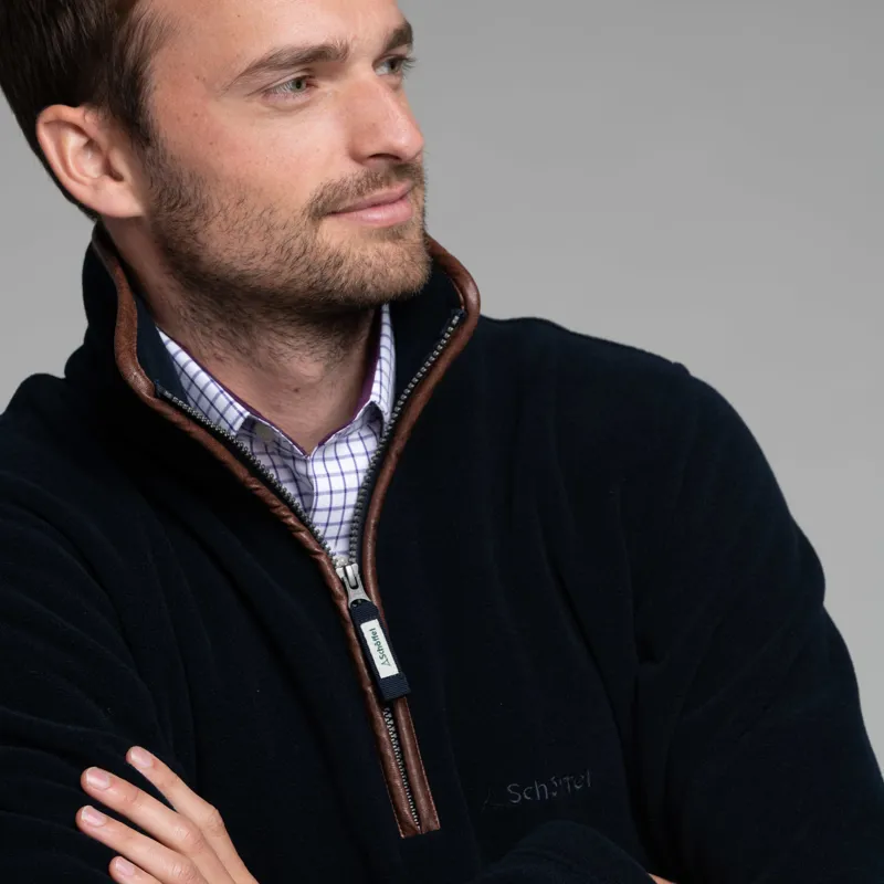 Schoffel Berkeley 1/4 Zip Fleece Navy-2